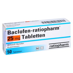 Baclofen-ratiopharm 25 mg Tabletten