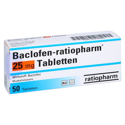 Baclofen-ratiopharm 25 mg Tabletten Produktbild 1