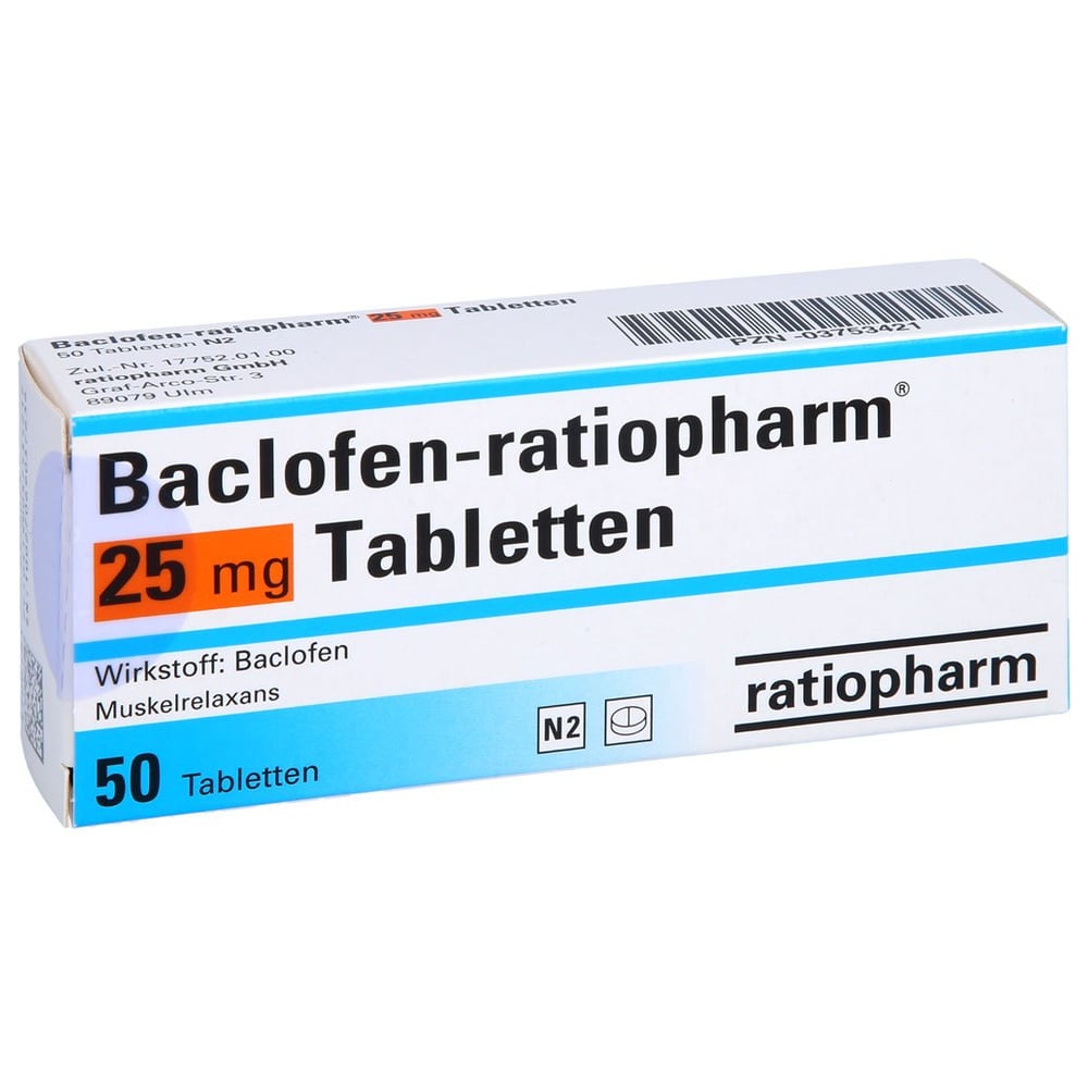 Baclofen-ratiopharm 25mg Tabletten