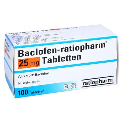Baclofen-ratiopharm 25mg Tabletten
