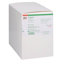 Gazin Mullkomp.10x10 cm steril 8fach