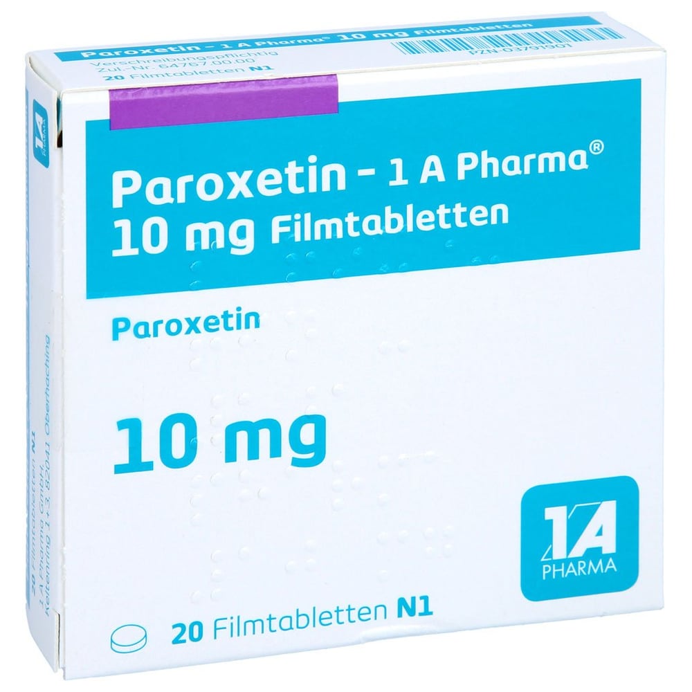 Paroxetin-1 A Pharma 10mg Filmtabletten