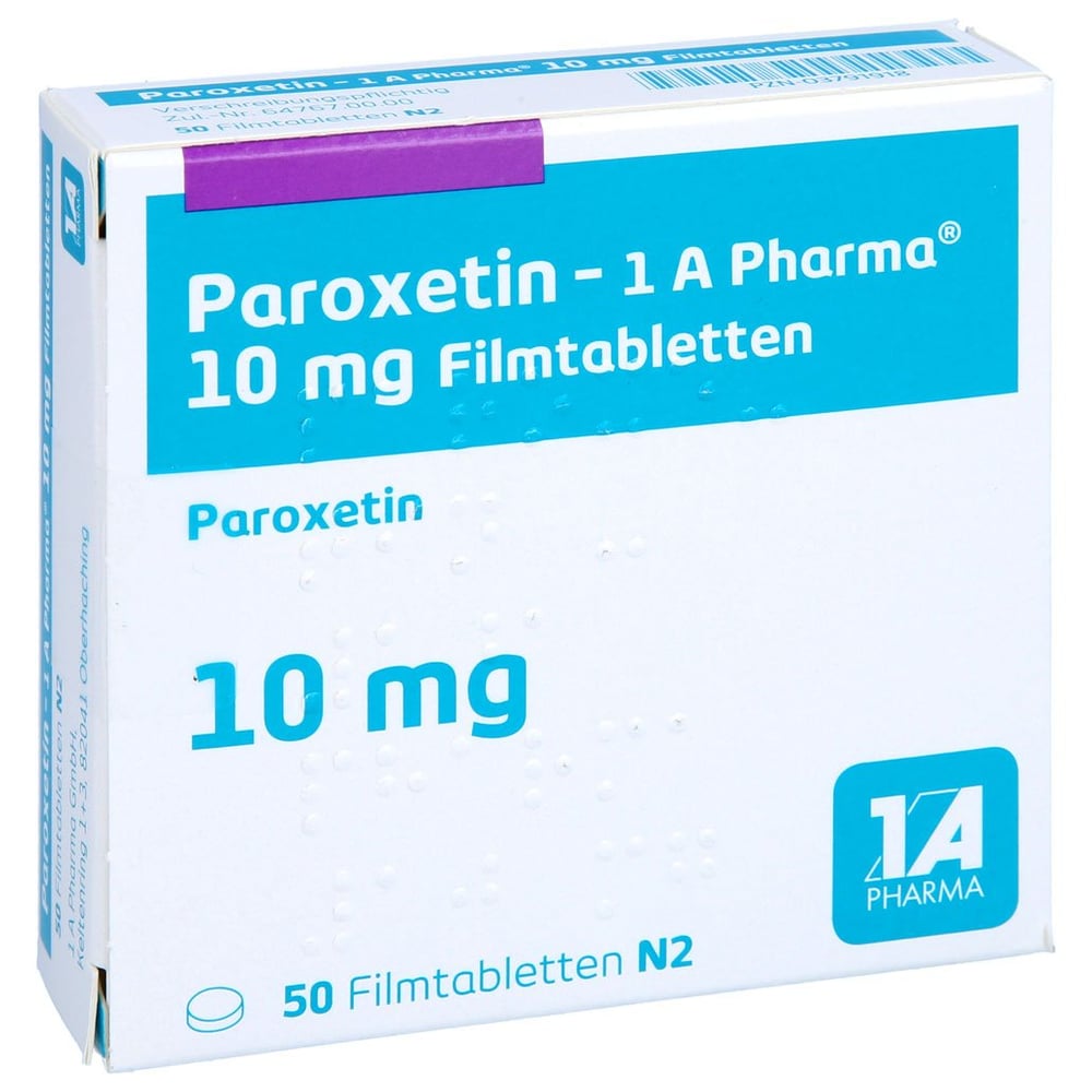 Paroxetin-1 A Pharma 10mg Filmtabletten