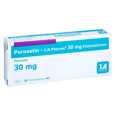 Paroxetin-1 A Pharma 30mg Filmtabletten