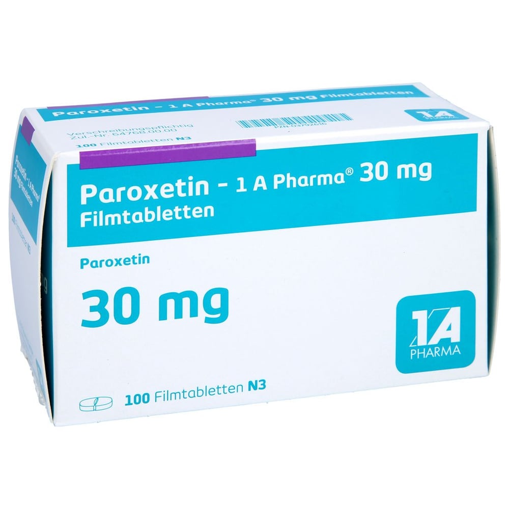 Paroxetin-1 A Pharma 30mg Filmtabletten