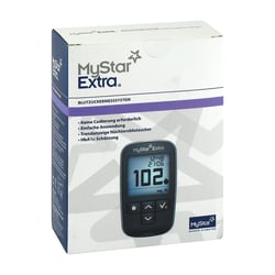 Mystar Extra Blutzuckermessgerät Set mg/dl
