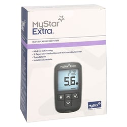 Mystar Extra Blutzuckermessgerät Set mmol/l