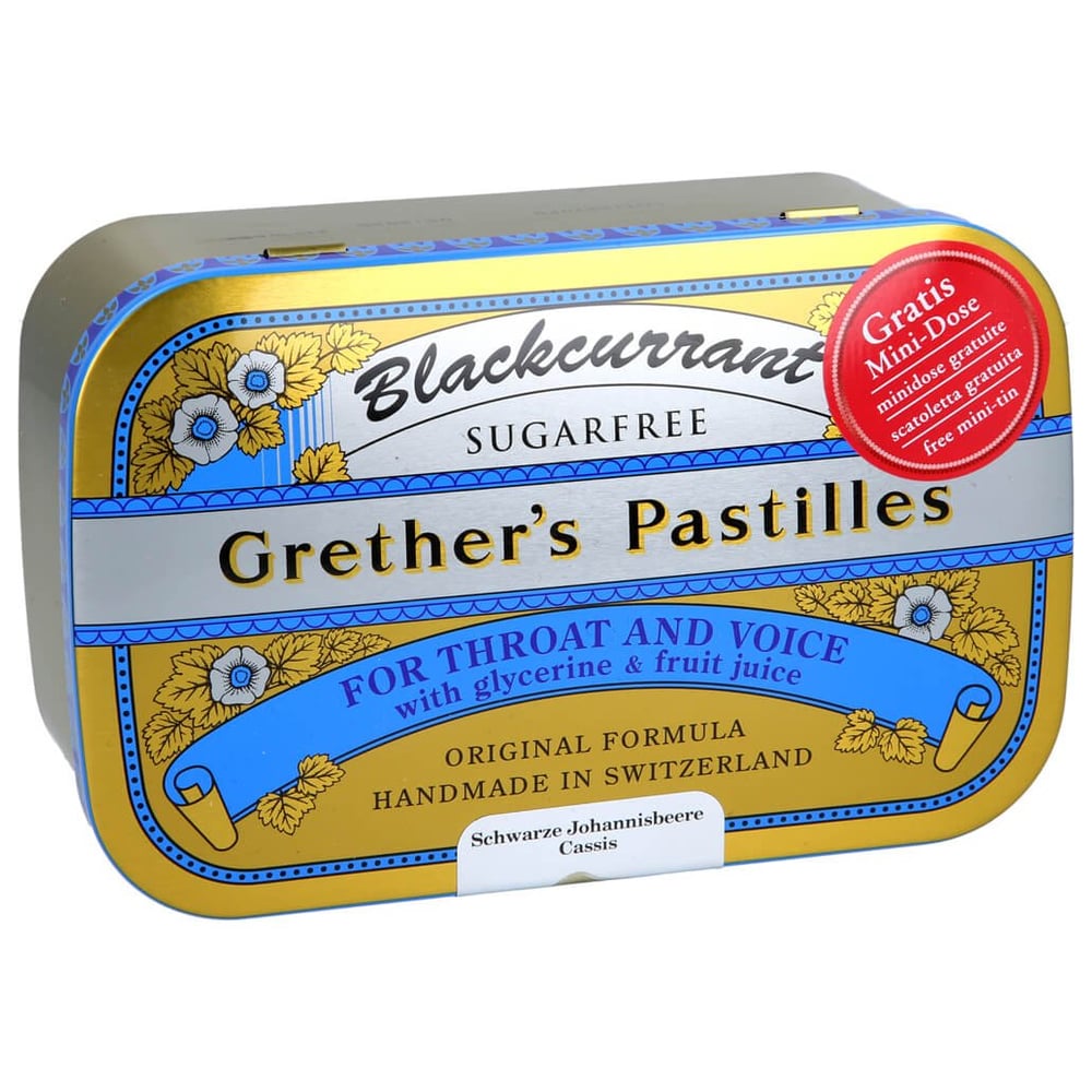 Grether's Blackcurrant Silber zf Dose