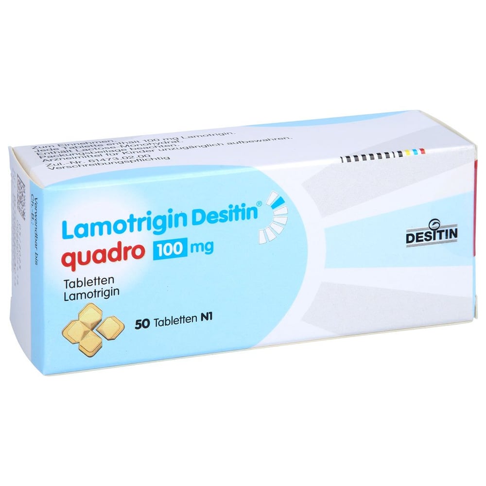 Lamotrigin Desitin quadro 100 mg