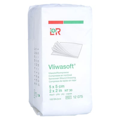Vliwasoft Vlieskompresse unsteril 5x5 cm
