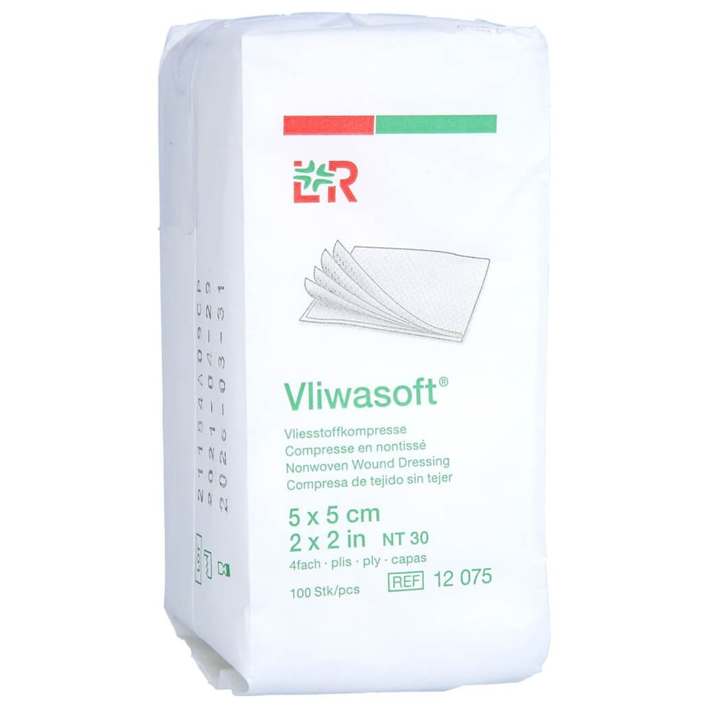 Vliwasoft Vlieskompresse unsteril 5x5cm
