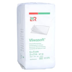 Vliwasoft Vlieskompresse unsteril 5x5cm