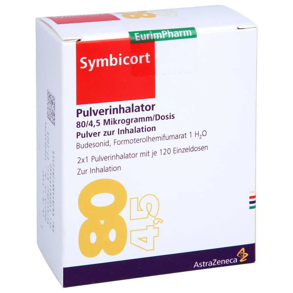 Symbicort Pulverinhalator 80/4,5 Mikrogramm/Dosis