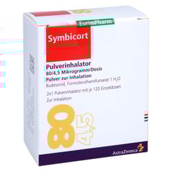 Symbicort Pulverinhalator 80/4,5 Mikrogramm/Dosis