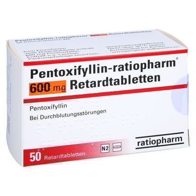 Pentoxifyllin-ratiopharm 600mg Retardtabletten