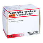 Pentoxifyllin-ratiopharm 600 mg Retardtabletten Produktbild 1