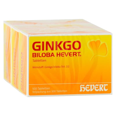Ginkgo biloba Hevert Tabletten Produktbild 1