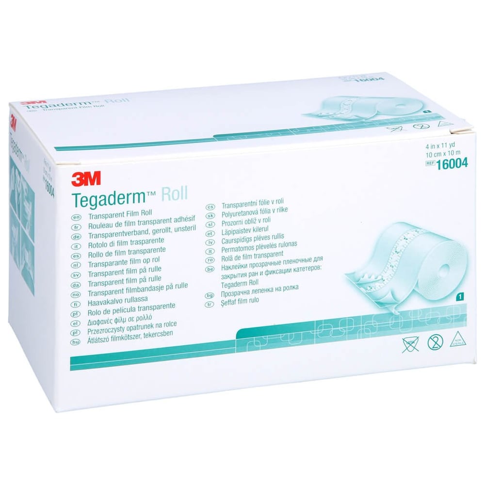 Tegaderm 3M Pflaster 10 cmx10 m Rolle 16004