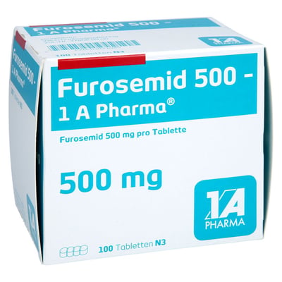 Furosemid 500-1A Pharma Produktbild 1