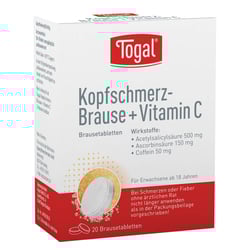 Togal Kopfschmerz-Brause+Vitamin C