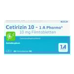 Cetirizin 10-1A Pharma