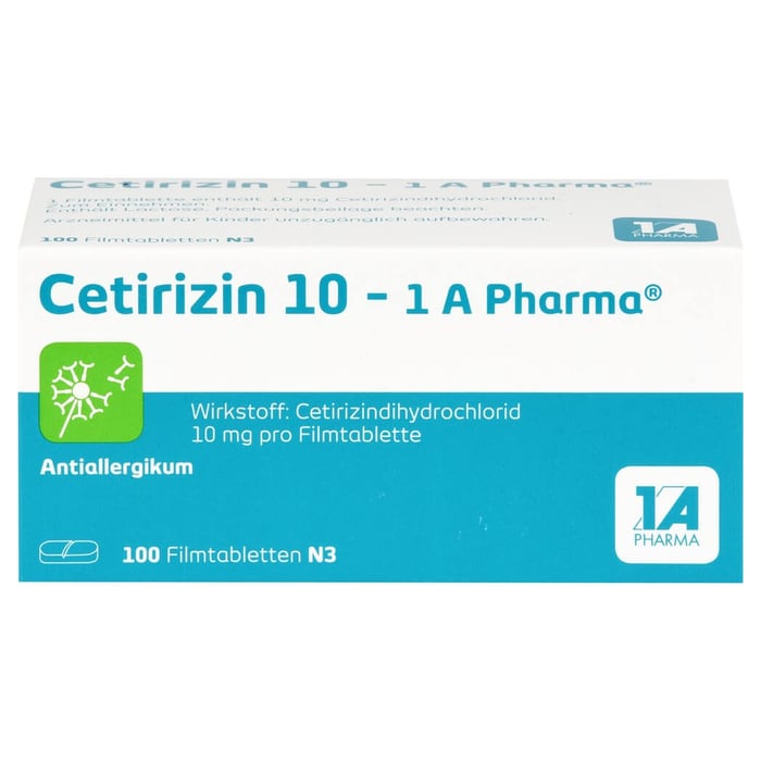 Cetirizin 10-1A Pharma