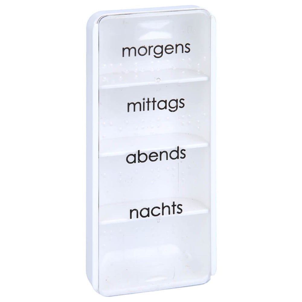 Tablettendose morgens/mittags/abends/nachts