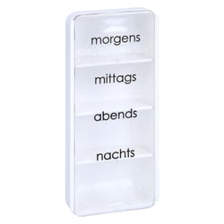 Tablettendose morgens/mittags/abends/nachts