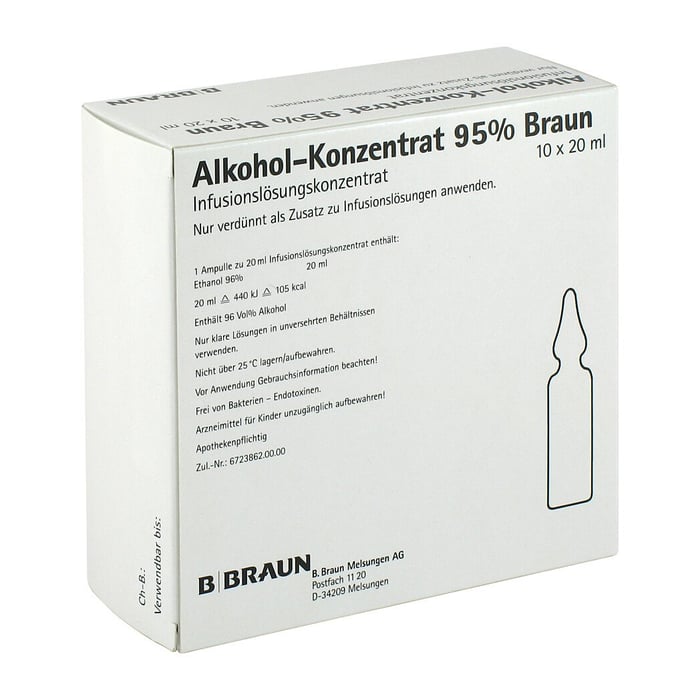 Alkohol 95% Infusionslösungskonzentrat