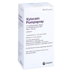 Xylocain Pump