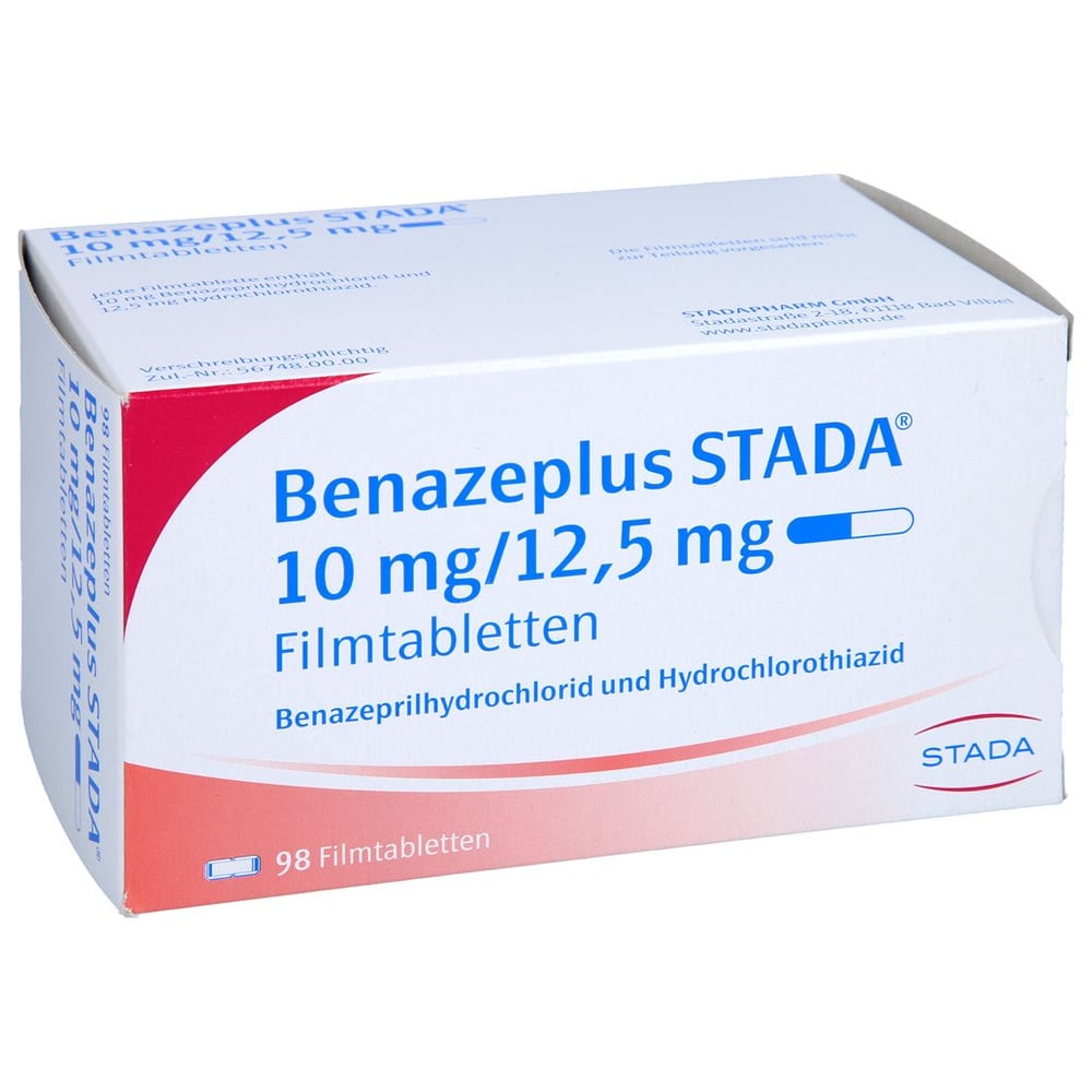 Benazeplus STADA 10 mg/12,5 mg