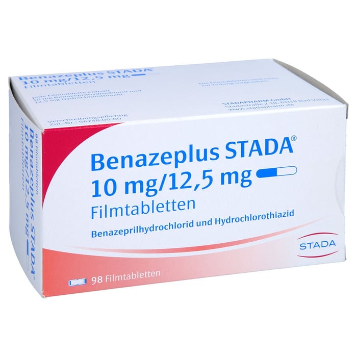 Benazeplus STADA 10mg/12,5mg