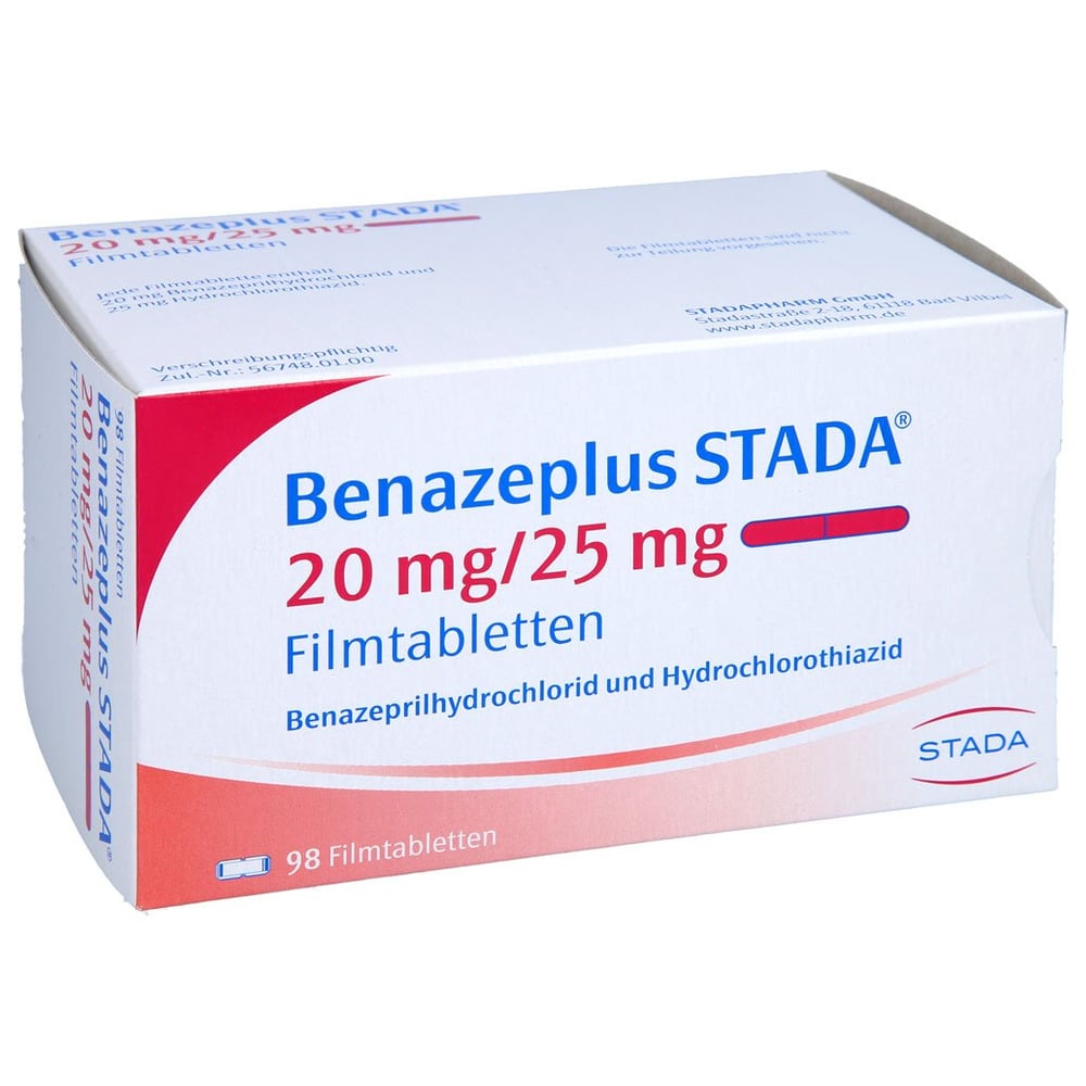 Benazeplus STADA 20 mg/25 mg