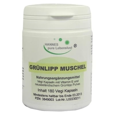Grünlipp Muschelextrakt Vegi Kapseln
