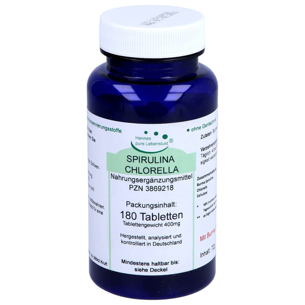 Spirulina+chlorella Tabletten