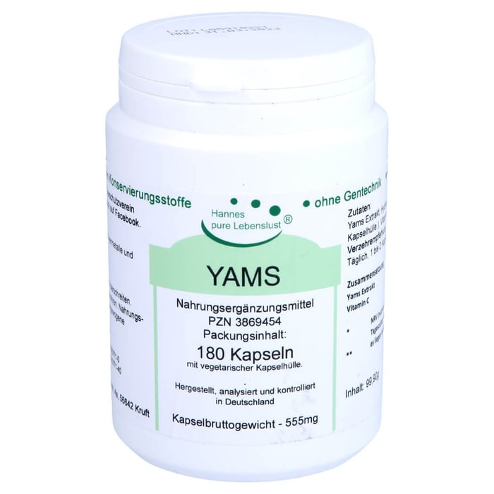 Yams Wurzel Vegi Kapseln