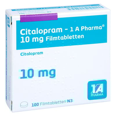 Citalopram - 1 A Pharma 10mg Filmtabletten