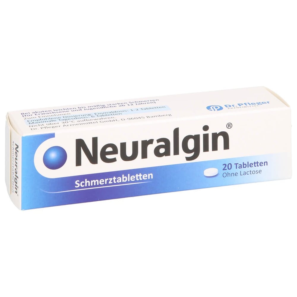 Neuralgin Schmerztabletten 250 mg/200 mg/50 mg