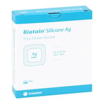 Biatain Silicone Ag Schaumverband 7,5x7,5 cm