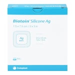 Biatain Silicone Ag Schaumverband 7,5x7,5 cm