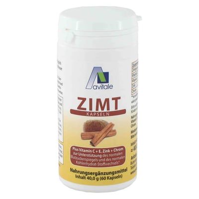 Zimt Kapseln 500 mg+Vitamin C+e