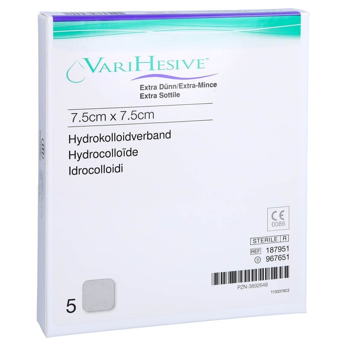 Varihesive extra d nn 7,5x7,5 cm Hkv hydroaktiv