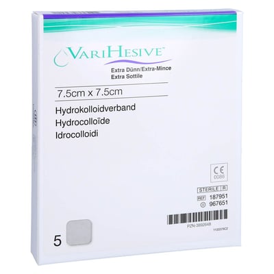 Varihesive extra dünn 7,5x7,5 cm Hkv hydroaktiv ConvaTec Produktbild 1