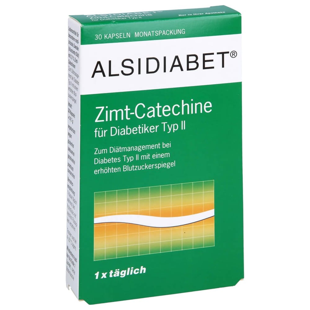 Alsidiabet Zimt Catechine f.Diab.Typ II Kapseln