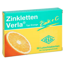 Zinkletten Verla Orange Lutschtabletten