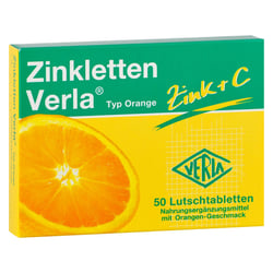 Zinkletten Verla Orange Lutschtabletten