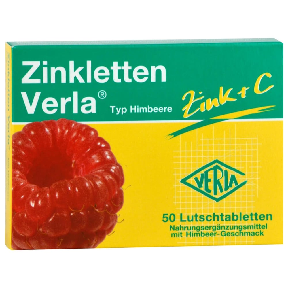 Zinkletten Verla Himbeere Lutschtabletten