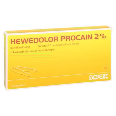 Hewedolor Procain 2% Injektionslösung in Ampullen