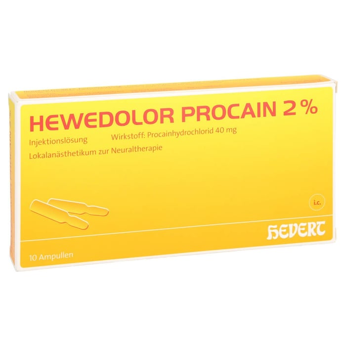 Hewedolor Procain 2% Injektionslösung in Ampullen
