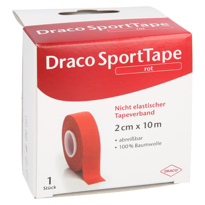 Dracotapeverband 10mx2 cm rot Produktbild 1